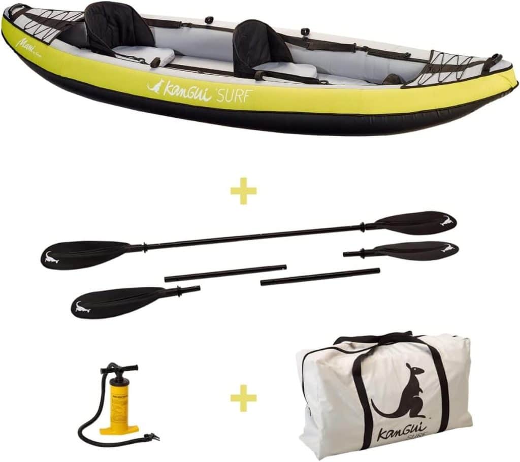 Test du canoë kayak gonflable Kangui Maui : légèreté et polyvalence