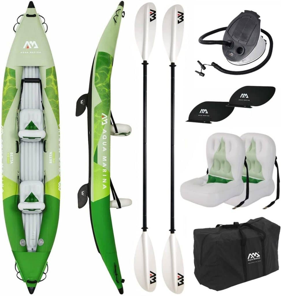 Test du kayak gonflable Aqua Marina Betta : 2 places, 412 cm