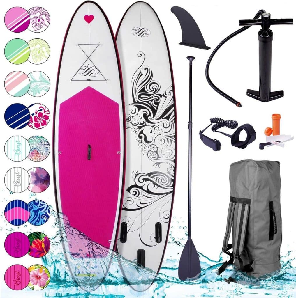 Test paddle gonflable Kolibri pour femme