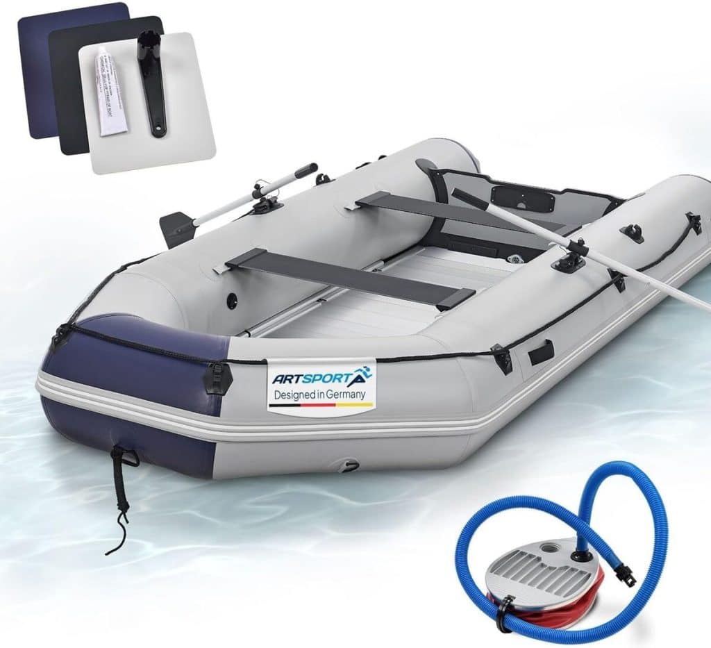 Test : bateau paddle ArtSport 3, 80 m gris