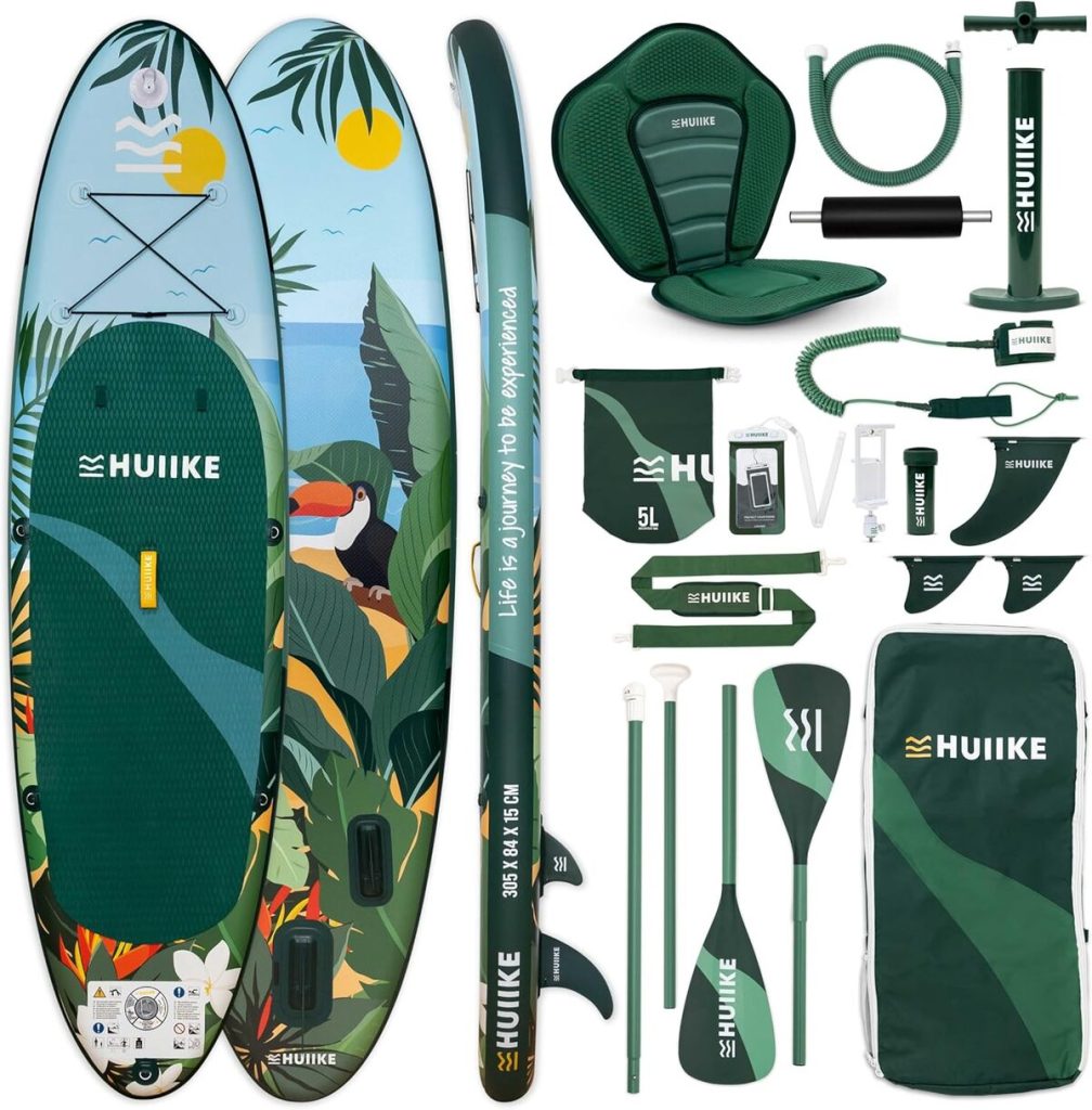 Test de la planche stand up paddle gonflable HUIIKE pour 2 personnes