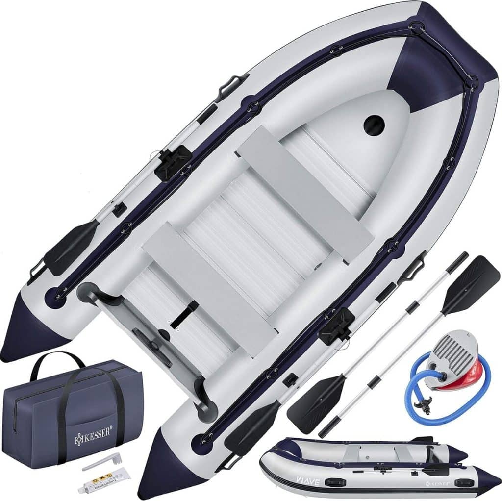 Test du bateau pneumatique KESSER 3, 20 m : loisirs et pêche
