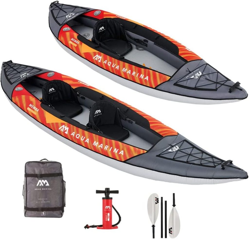 Test du kayak Aqua Marina Memba 12'10" multicolore pour adultes