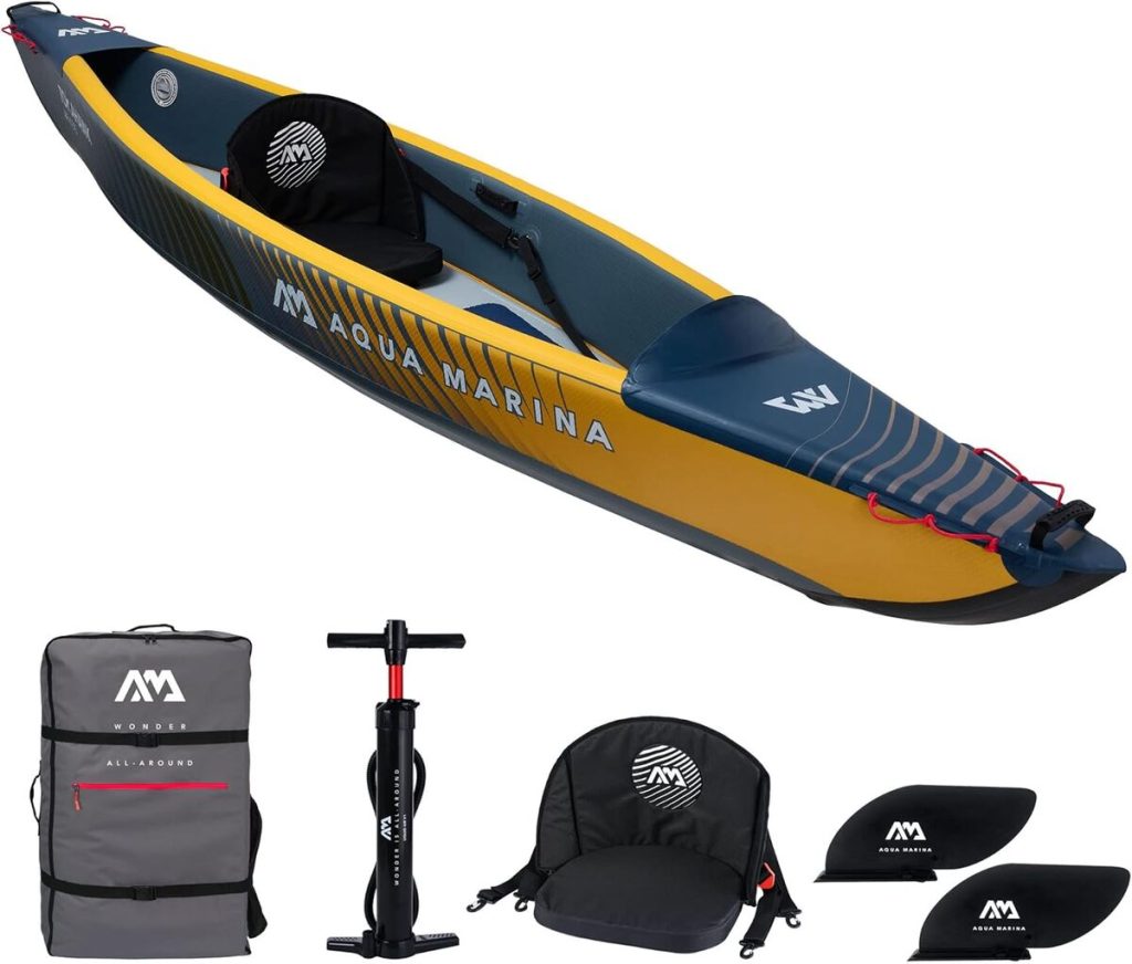 Test du kayak gonflable Aqua Marina Tomahawk AIR-K : performance sous haute pression