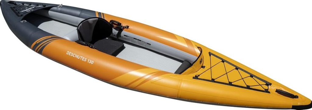 Test du kayak gonflable Aquaglide Deschutes 130 : 1 personne