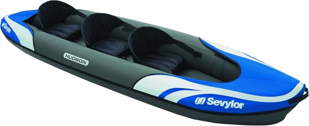 Test du kayak gonflable Hudson Sevylor : aventures à 2+1