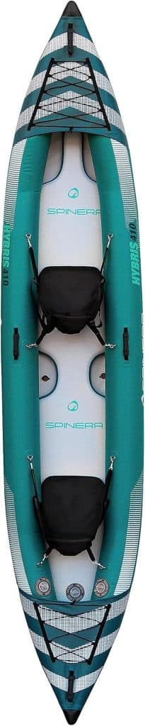 Test du kayak gonflable Spinera Hybris 410 à 2 places