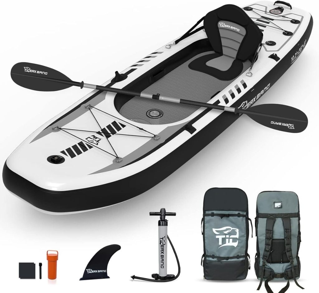 Test du kayak gonflable TIGERXBANG avec siège amovible et accessoires