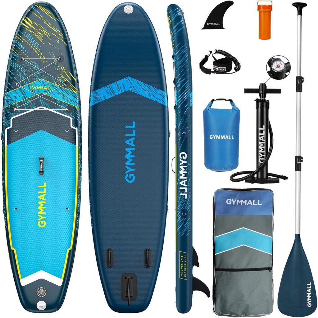 Test du paddle gonflable Gymmall deck antidérapant