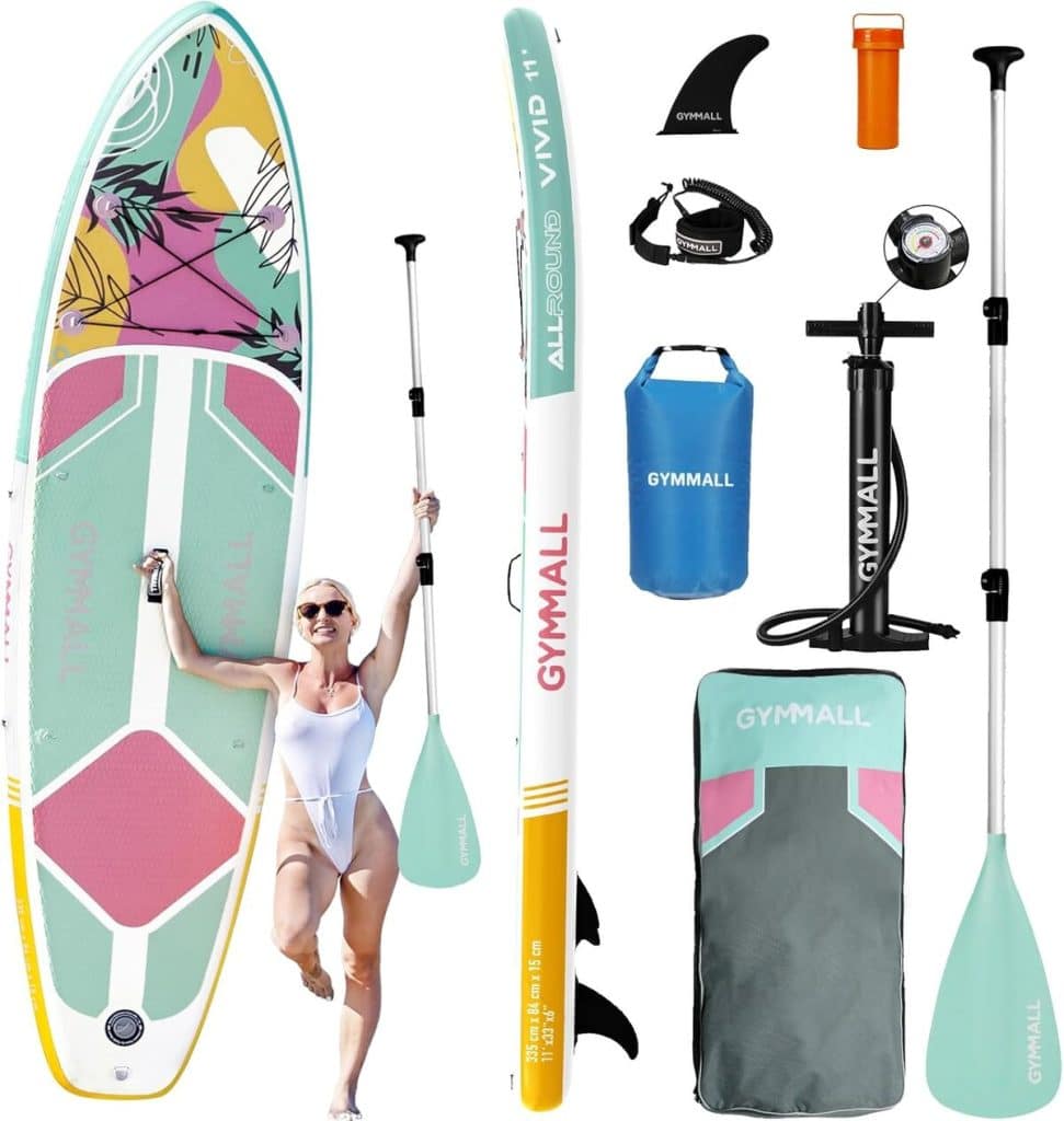 Test du paddle gonflable gymmall : performances et accessoires premium