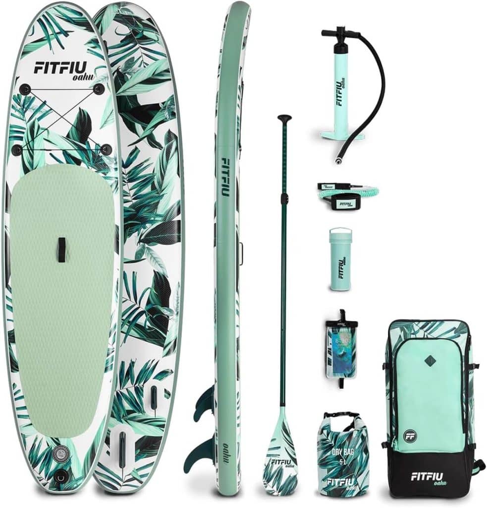 Test du stand up paddle gonflable FITFIU Fitness OAHU
