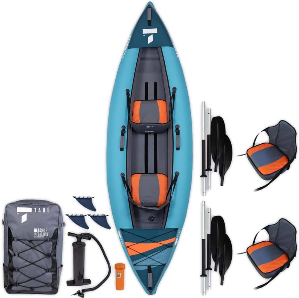 Test : kayak gonflable TAHE Beach LP2 Premium pour 2 personnes