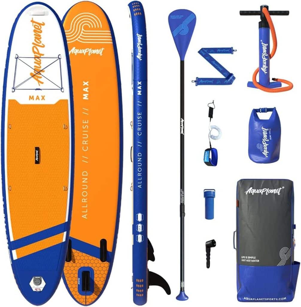 Test : paddle board gonflable Aquaplanet Max 10'6" orange