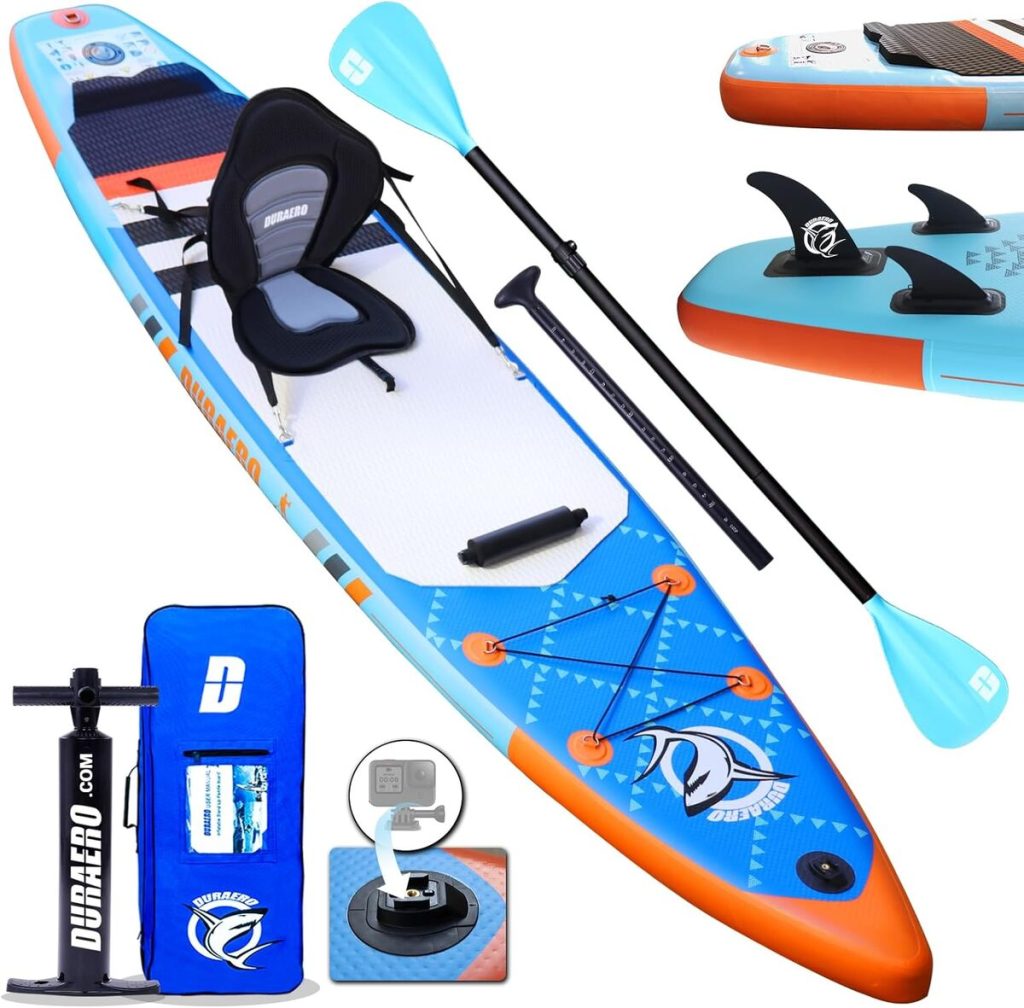 Test : stand up paddle gonflable avec siège kayak et kit complet