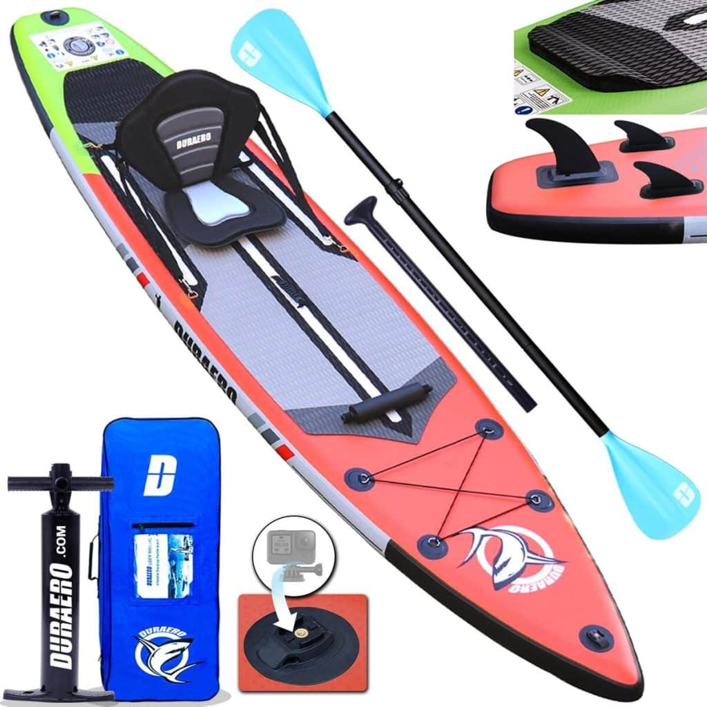 Test stand up paddle gonflable rouge 330 cm : performance et accessoires complets