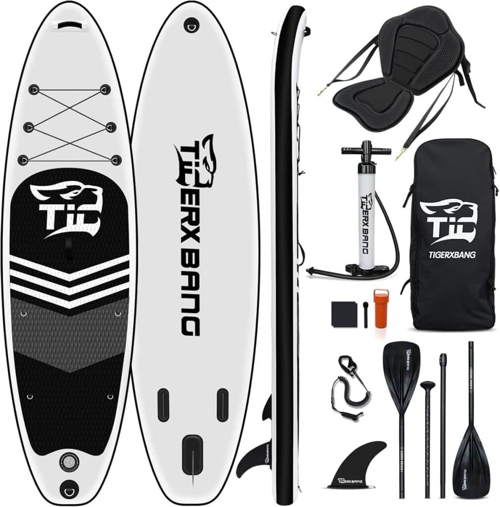 Test de la planche de paddle gonflable TIGERXBANG Black Tiger Collection