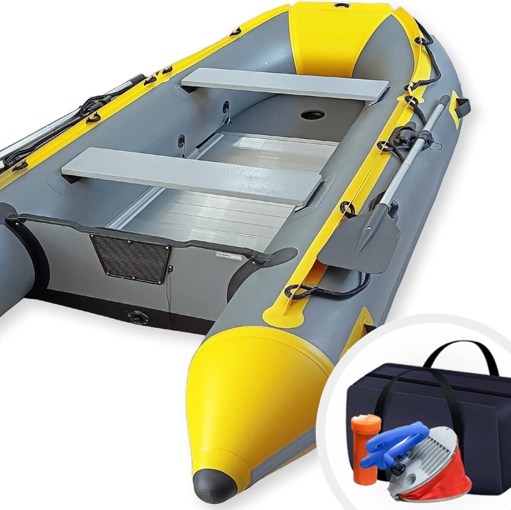 Test du bateau gonflable Vendomnia : canoë kayak pour 5 adultes et 1 enfant