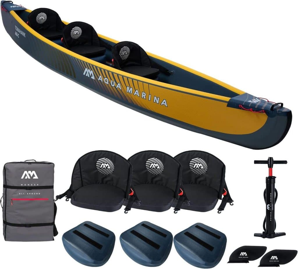 Test du canoë gonflable Aqua Marina Tomahawk AIR-C