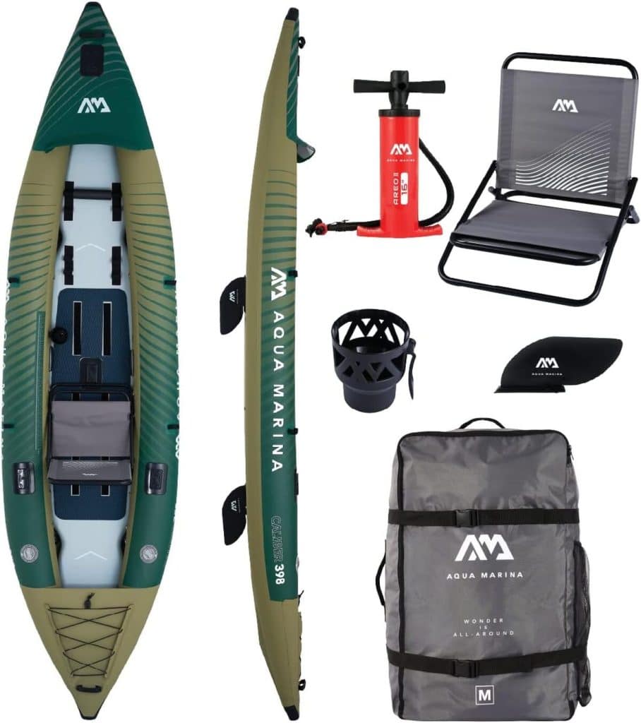 Test du kayak de pêche Aqua Marina Caliber 398 : l'allié des passionnés