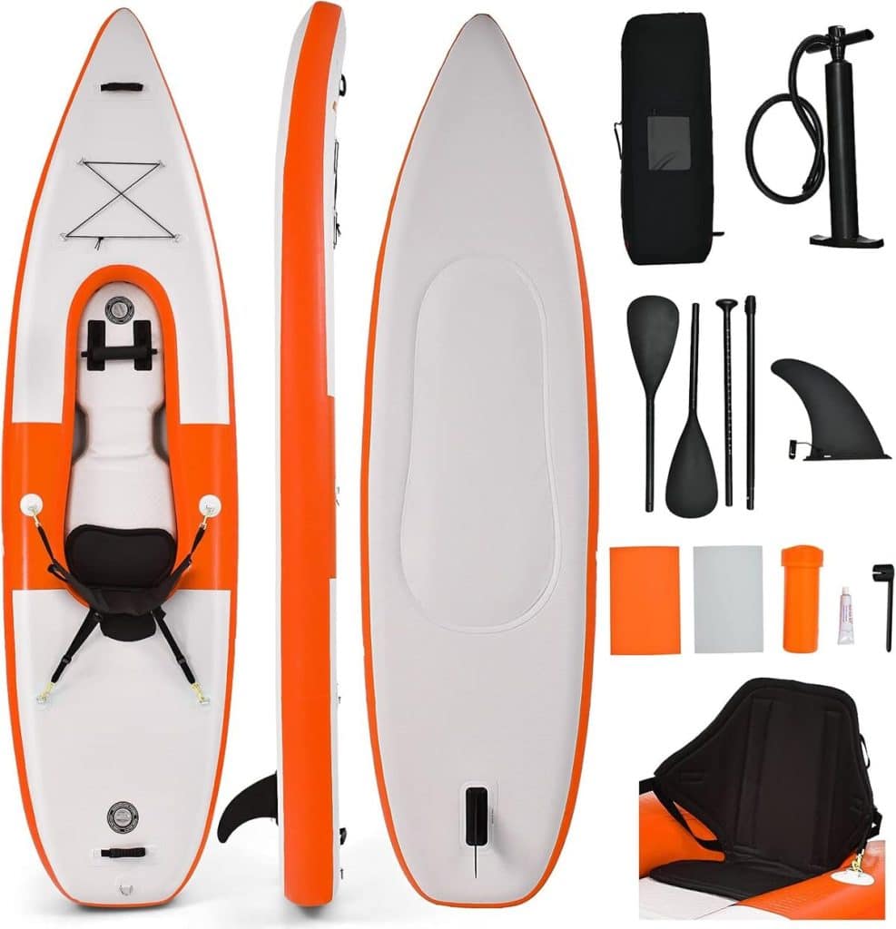 Test du kayak gonflable 1 place Costway : performance et praticité