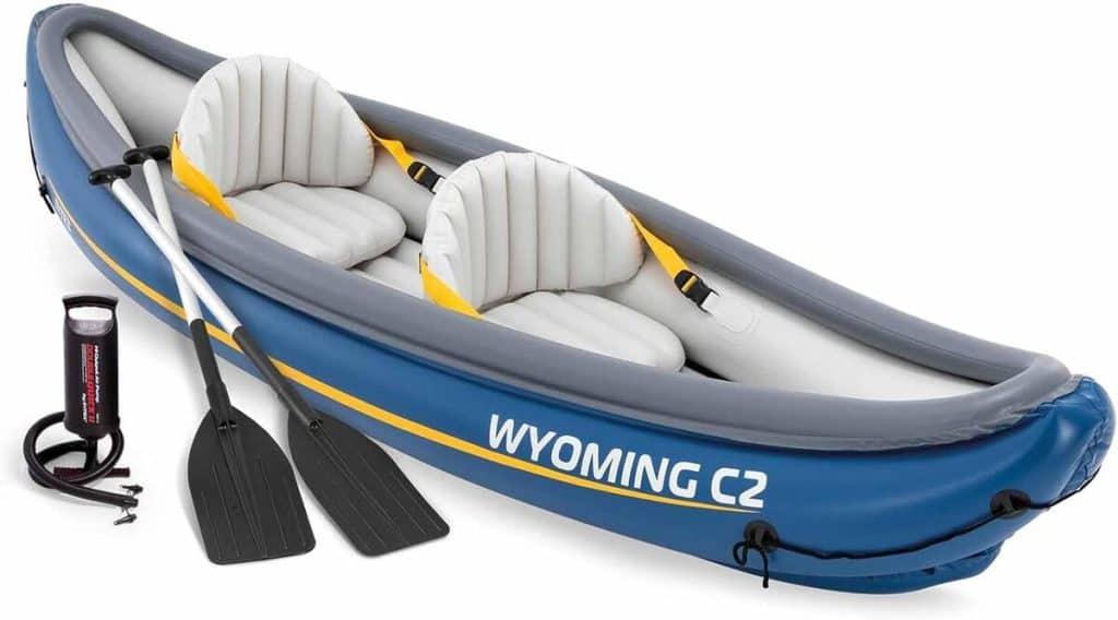 Test du kayak gonflable Intex Wyoming C2, 2 places