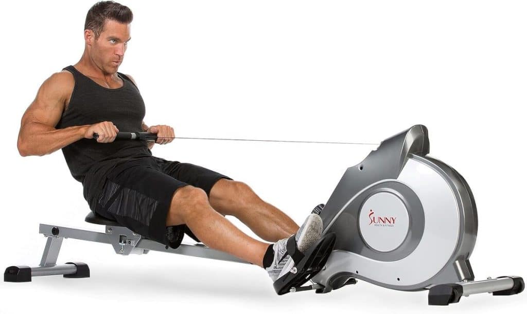 Test du rameur magnétique compact Sunny Health & Fitness SF-RW5515
