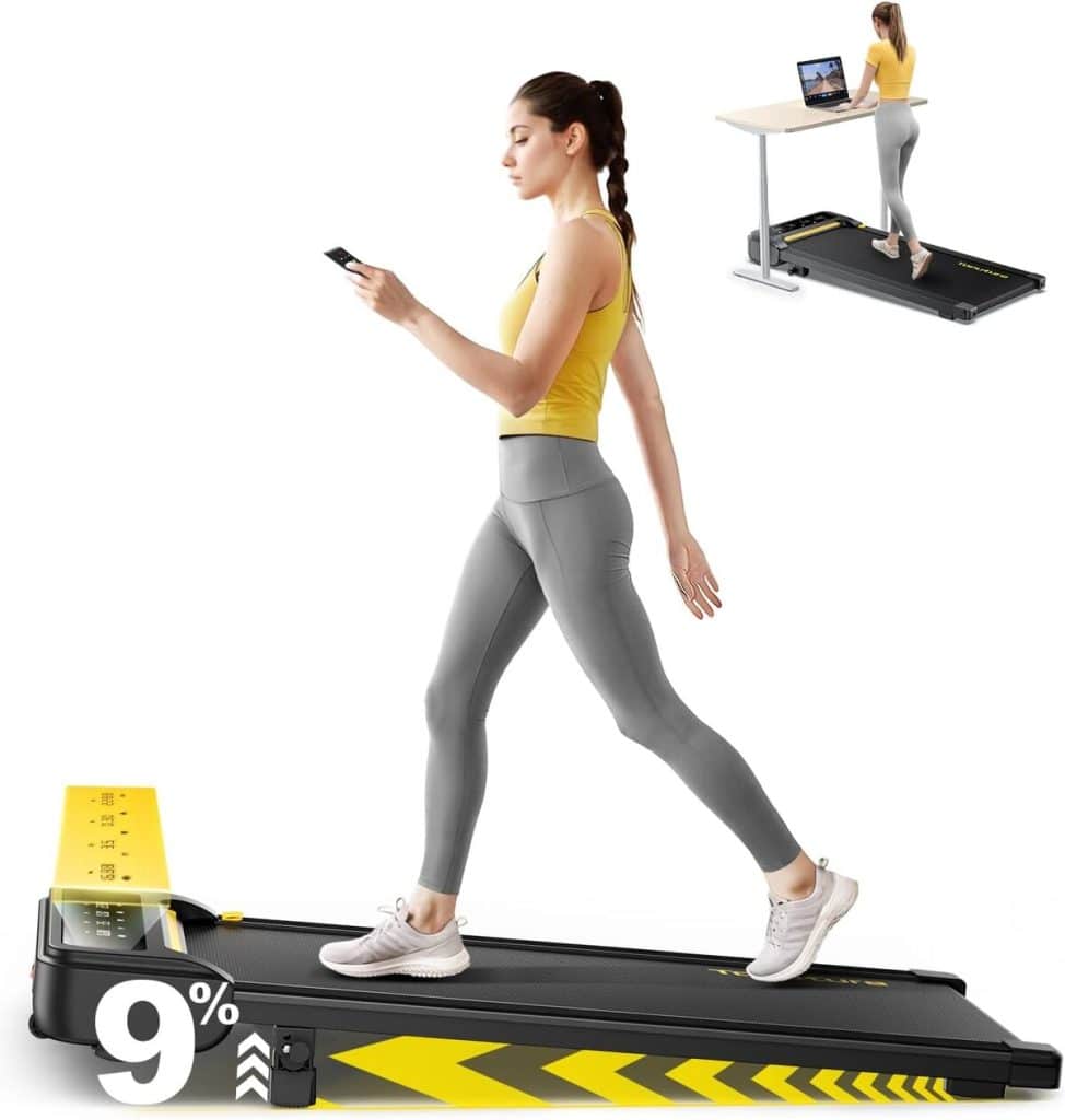 Test du tapis de course compact 2 en 1 : performance et praticité au bureau