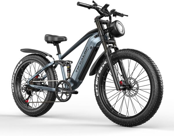 Lohang Vélo électrique Adulte, Moteur Haute fréquence sans balais, Batterie Amovible 48 V 18 Ah, portée maximale 45-90 km, pneus Tout Terrain 26 Pouces, vélo de Montagne Unisexe