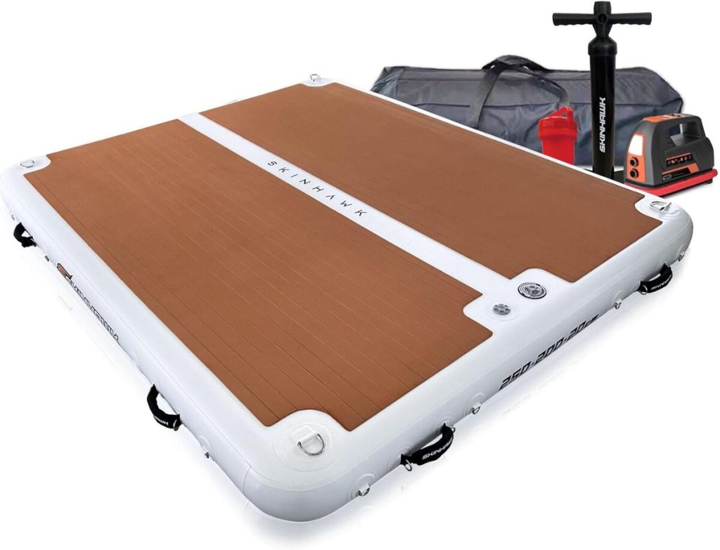 Test de la plateforme de bain SKINHAWK 250x200 cm pour bateaux