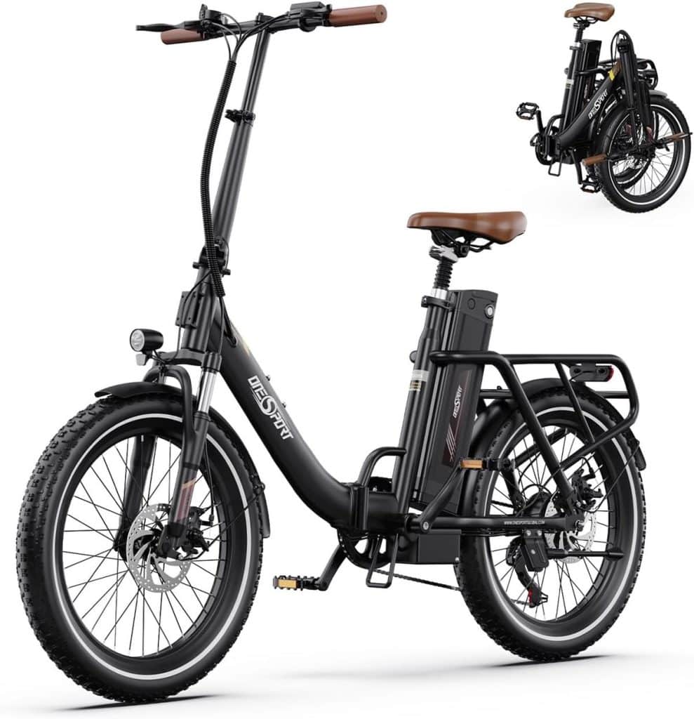 Test du onesport OT16-2 : e-bike pliant 250W avec batterie amovible