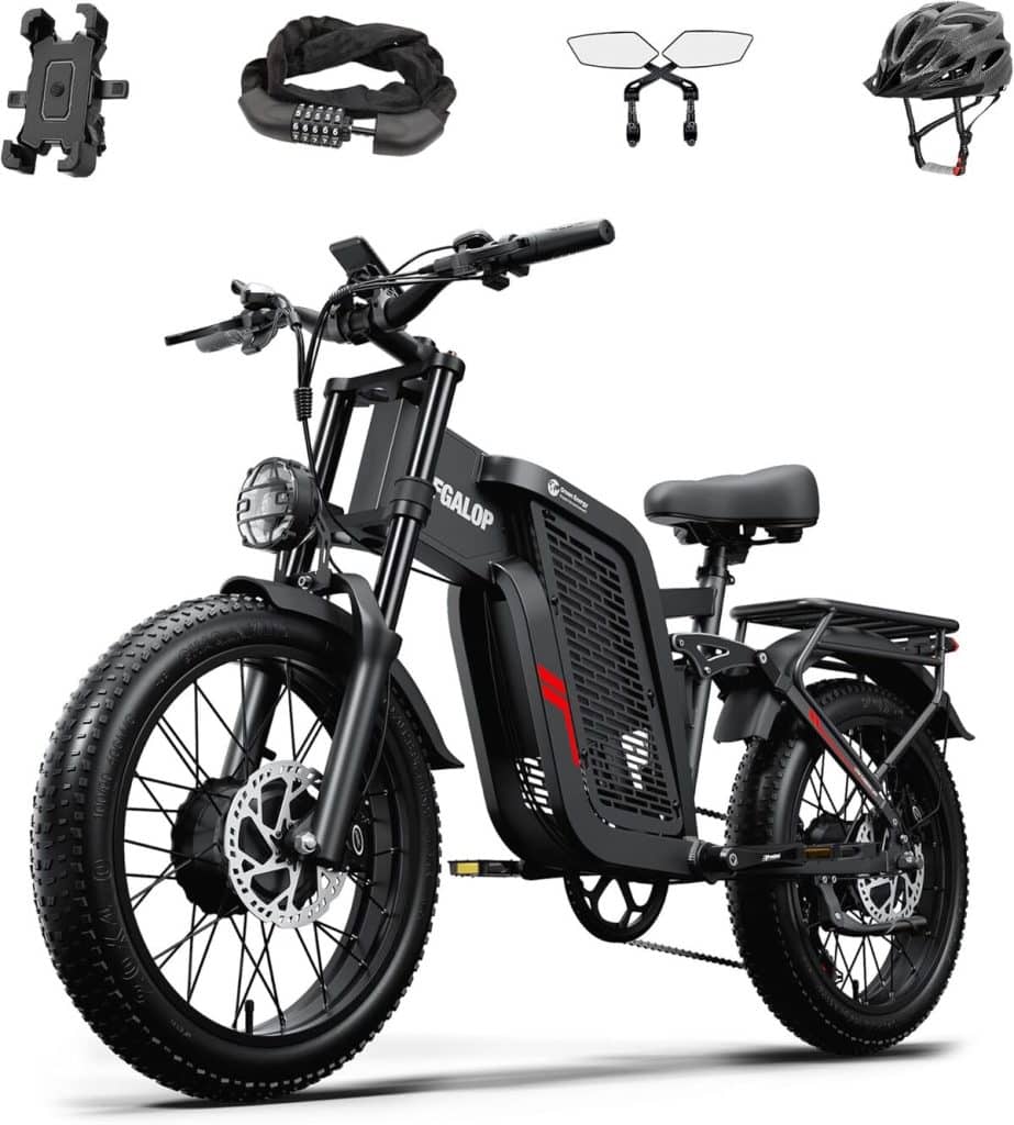 Test du vélo électrique à double moteur puissant et suspension intégrale