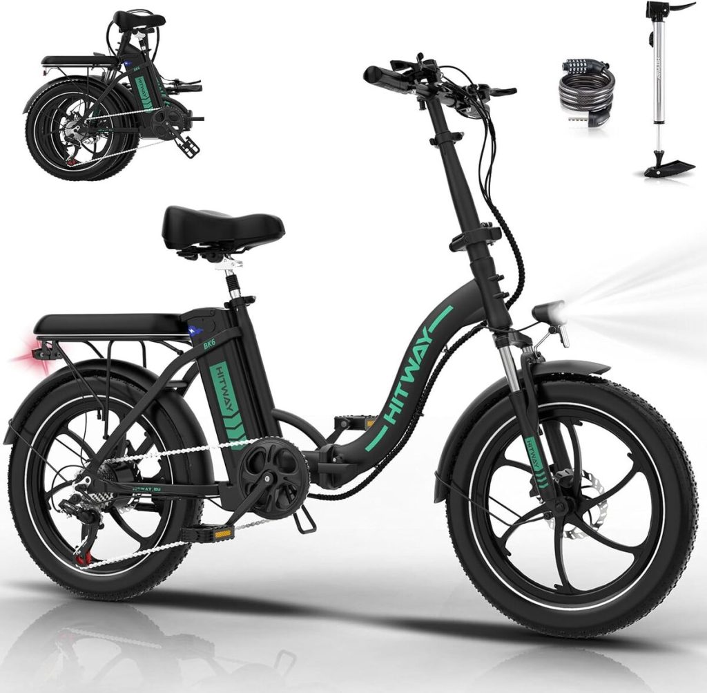 Test du vélo électrique pliable HITWAY BK6SL : performance et praticité
