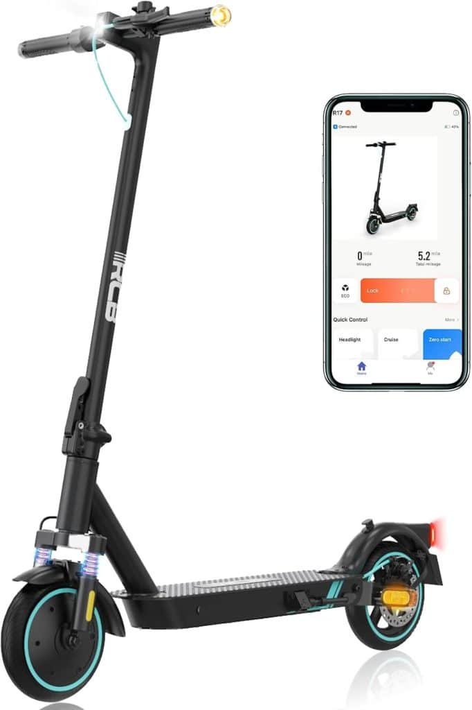 Test : trottinette électrique RCB 350 W, 25 km/h et contrôle APP