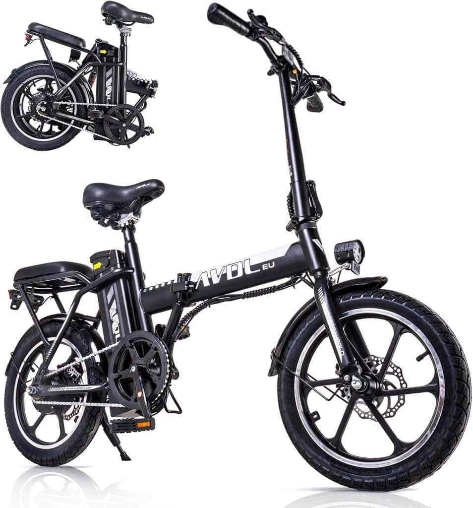 Test : vélo électrique A13 16" fat tire avec batterie amovible 36V 13Ah