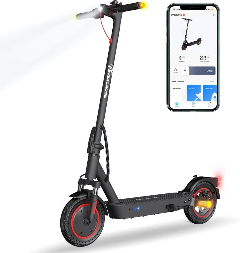 Test de la trottinette électrique Evercross EV10K Pro : puissance et performance au rendez-vous