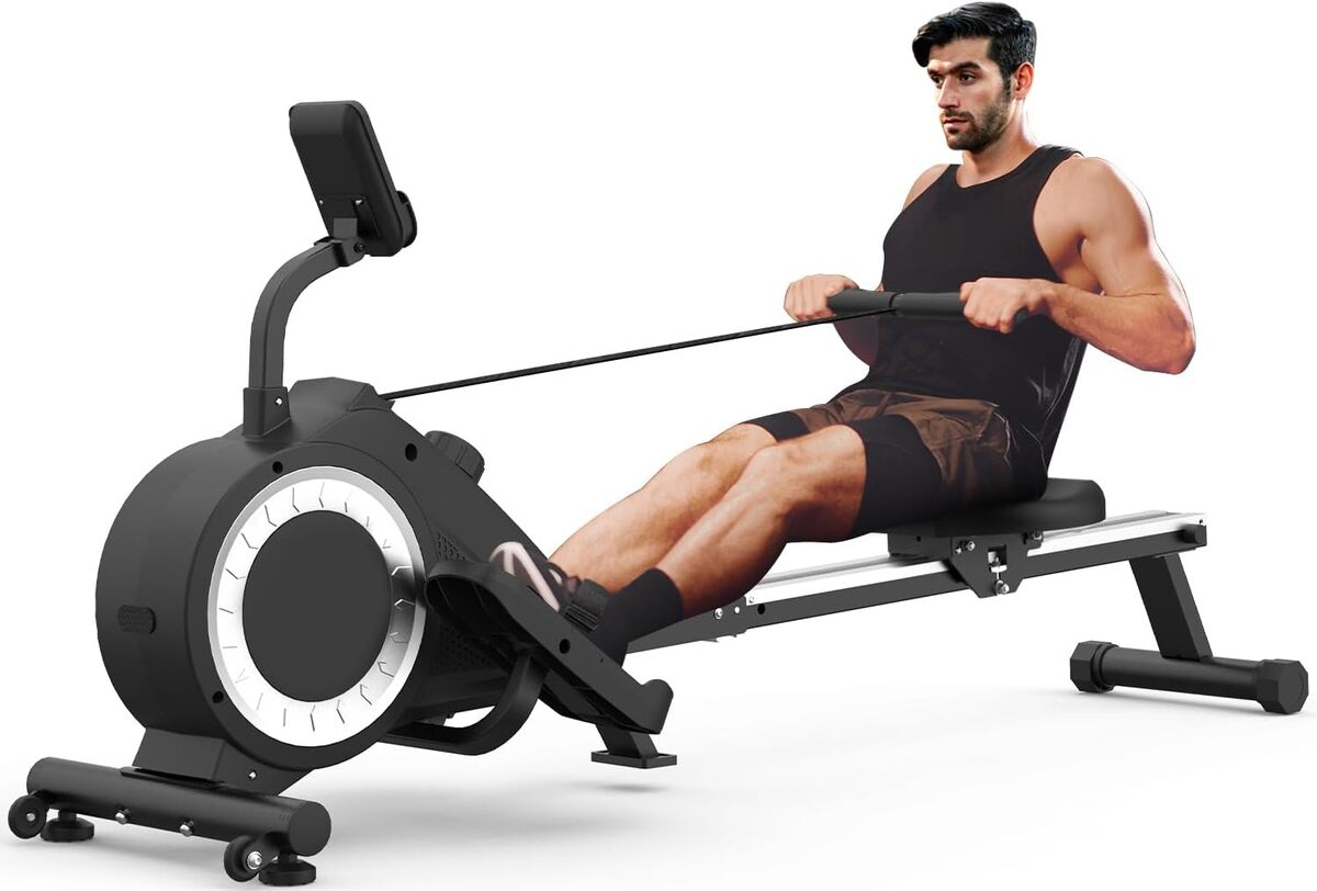 Test du rameur pliable avec écran LCD pour un entraînement complet