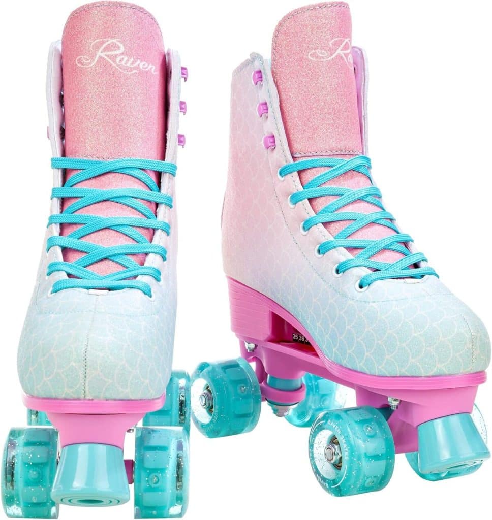Test des patins à roulettes Raven ajustables 35-38 multicolores