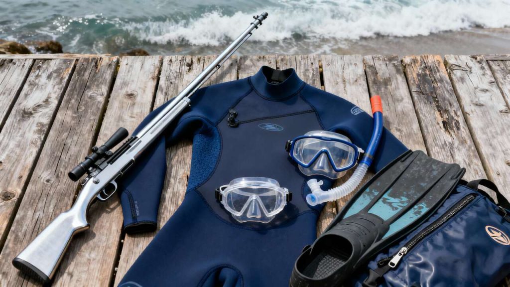 Équipement essentiel pour la chasse marine en mer