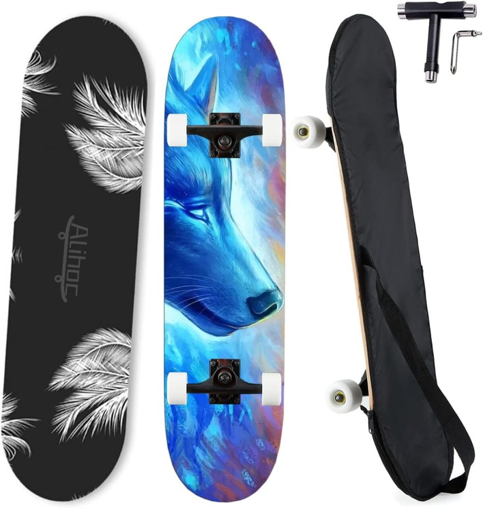 Test de la planche à roulettes de tête de loup d'eau : polyvalence et style