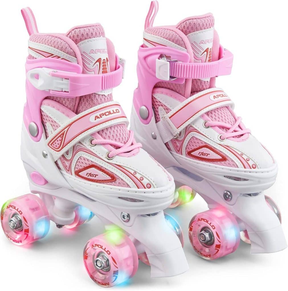 Test des patins Apollo Super Quad X Pro LED pour enfants