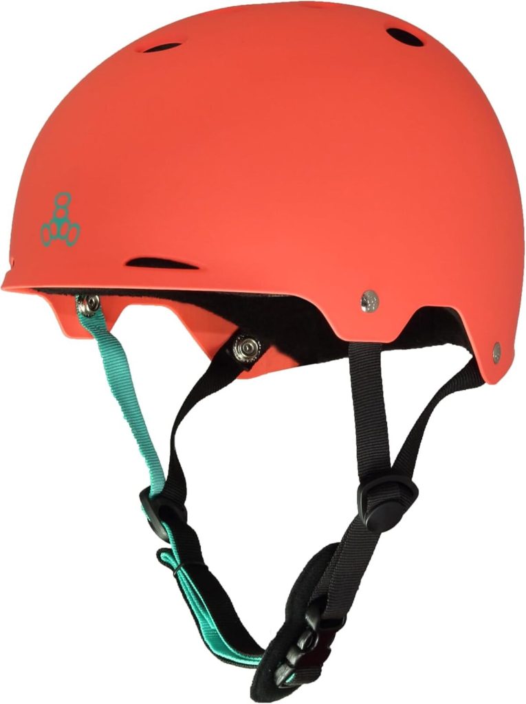 Test du casque d'eau Triple 8 Gotham, mandarine fluo, m