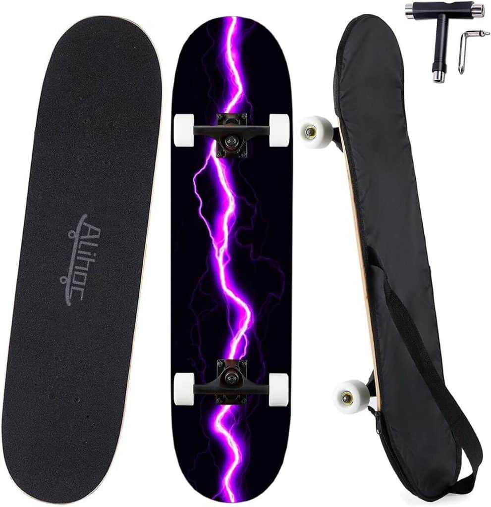 Test du skateboard Purple Lightning : performance et solidité à l'épreuve