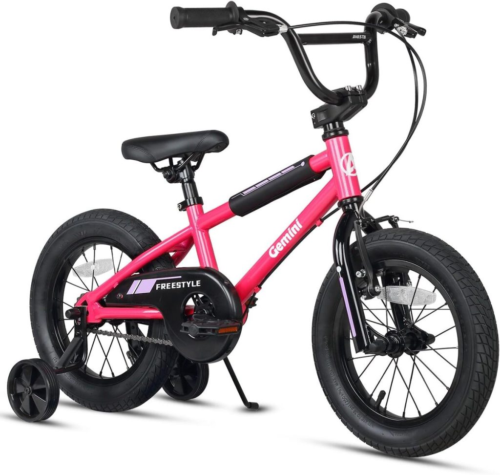 Test : vélo enfant AVASTA 12 pouces BMX rose