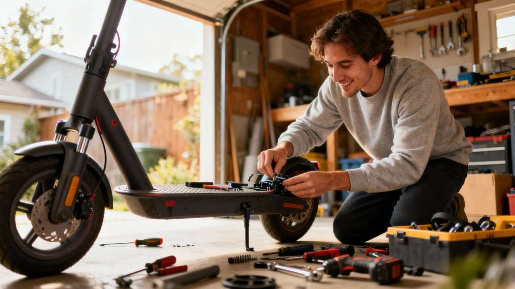 Réparer sa trottinette : soi-même ou en atelier ?