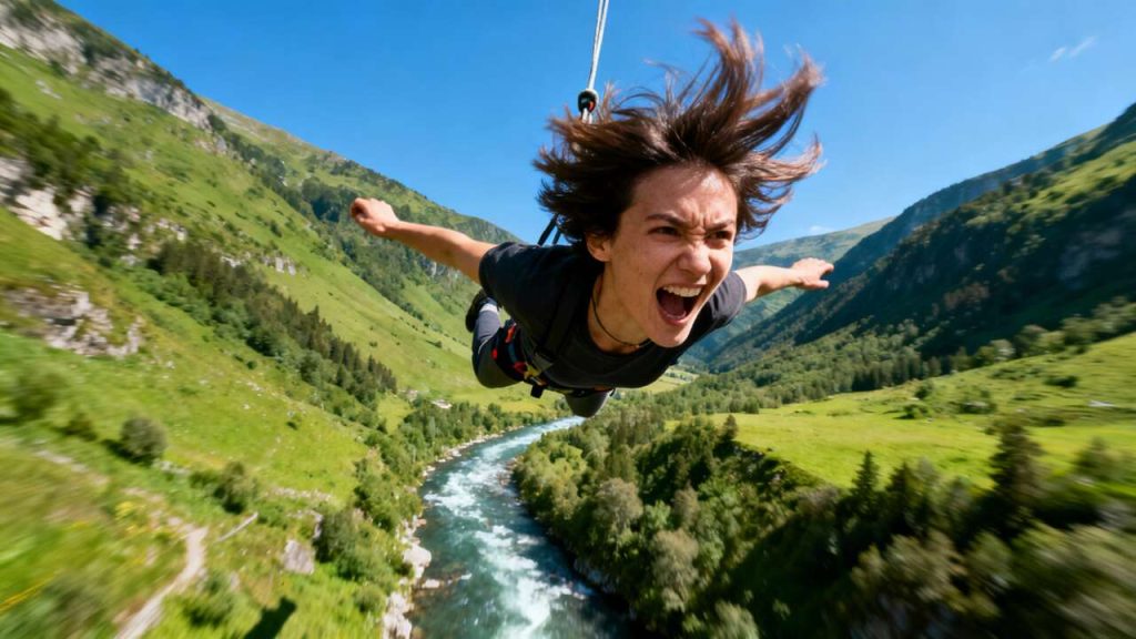 Saut à l'élastique : déroulement et sensations