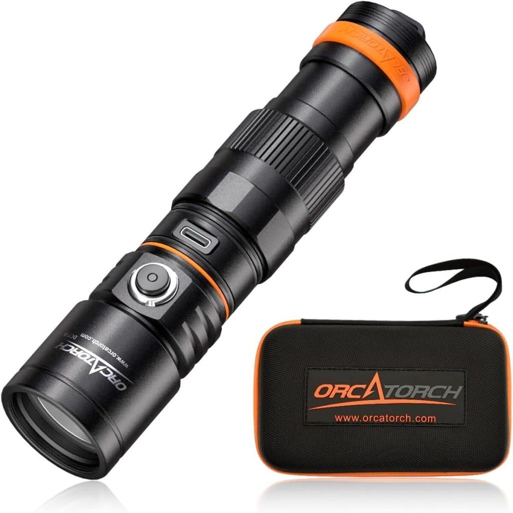 Test : orcatorch DC710 lampe de plongée performante