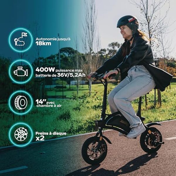 Découvrez notre test complet du vélo électrique UrbanGlide e-Bike 140 Black, équipé d'un moteur 250W et de roues de 14 pouces pour un trajet urbain optimal et puissant