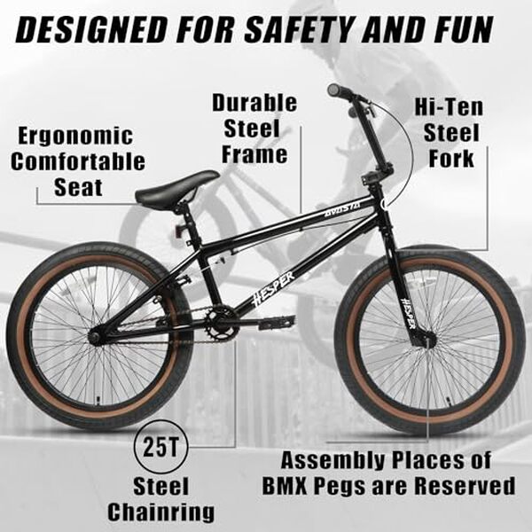 Découvrez notre analyse détaillée du BMX Freestyle Avasta Hesper 20 noir : performance, design et confort au rendez-vous pour les passionnés de vélo’