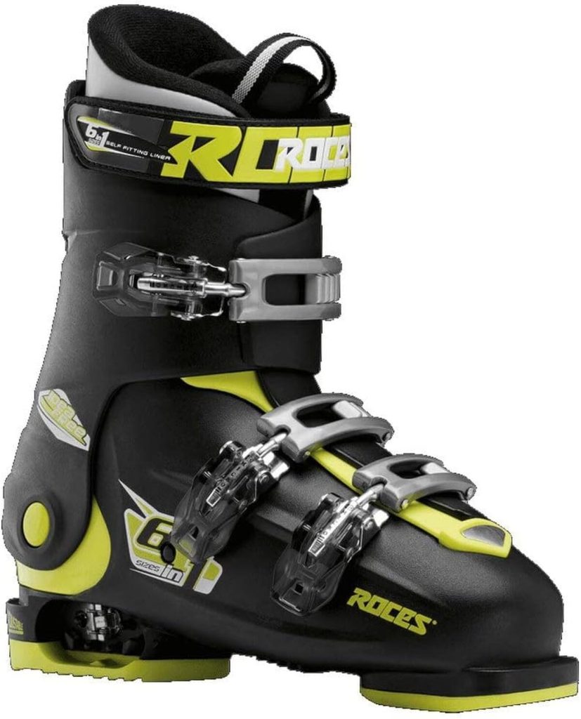 Test des chaussures de ski Atomic Roces pour enfant : taille ajustable 36/40