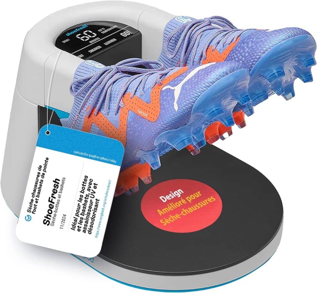 Test du sèche-chaussures électrique Shoefresh Opod blanc